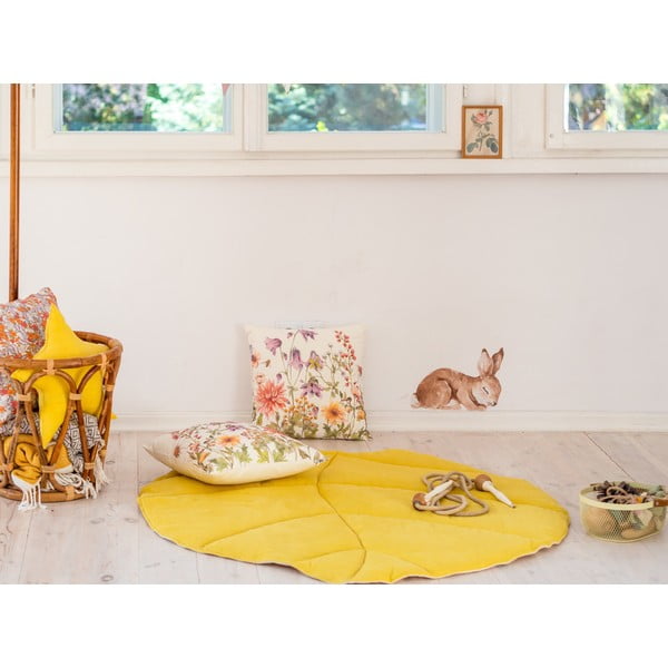 Жълто бебешко одеяло за игра Honey - Moi Mili-image-4