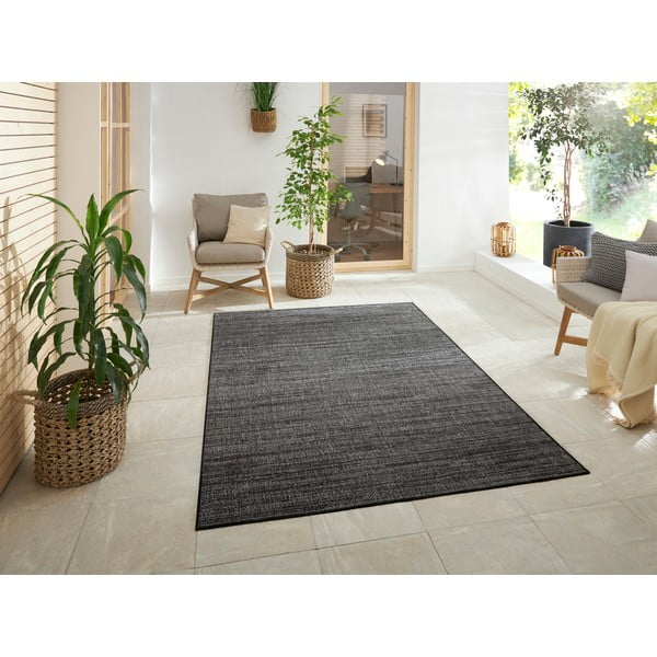 Тъмно сив килим за открито 230x160 cm Gemini - Elle Decoration-image-1