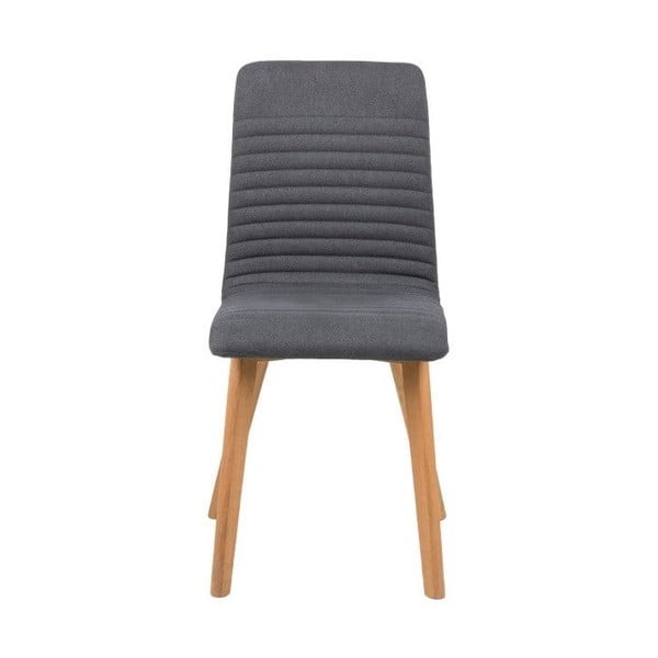 Комплект от 2 антрацитно сиви трапезни стола Arosa - Actona-image-2