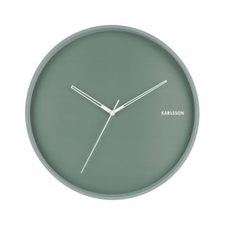 Стенен часовник в ментово зелено, ø 40 cm Hue - Karlsson
