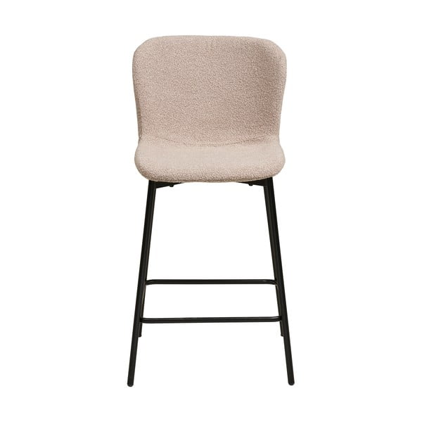 Бежов тапициран бар стол (височина на седалката 65 cm) Maceda – House Nordic-image-2