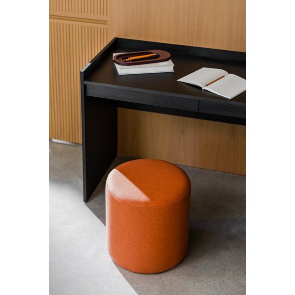 Теракотена вълнена табуретка Folk – noo.ma-image-2