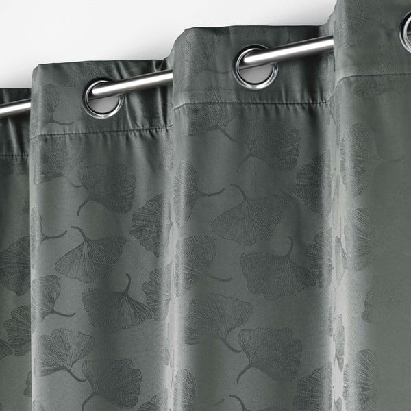 Антрацитна затъмняваща завеса 140x260 cm Lunella – douceur d'intérieur-image-1