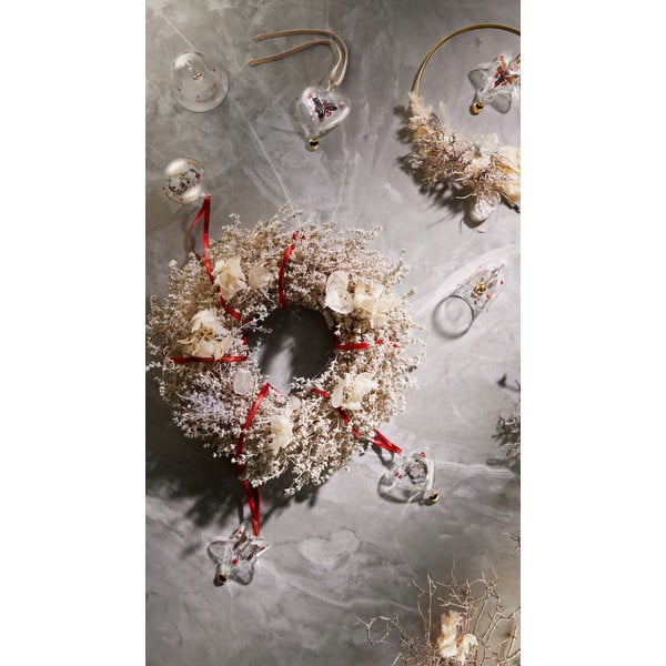 Стъклена ръчно издухана коледна топка ø 6,5 cm Ann-Sofi Romme Annual Christmas Bauble – Holmegaard-image-3