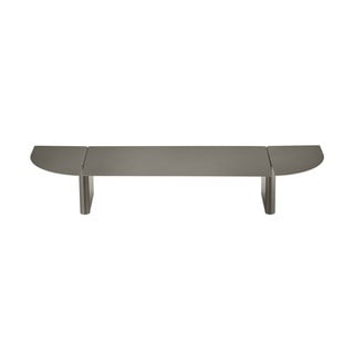 Сив стоманен стенен рафт 80 cm Oru – Blomus