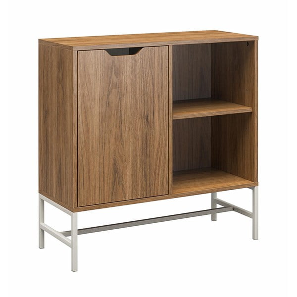 Шкаф за книги в орех 76x76 cm Modline - Støraa-image-1