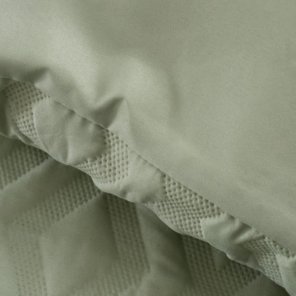 Зелено единично  спално бельо 135x200 cm Jacob Geo – Catherine Lansfield-image-3