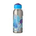 Детска бутилка от неръждаема стомана в сребрист цвят 350 ml Frozen 2 – Mepal