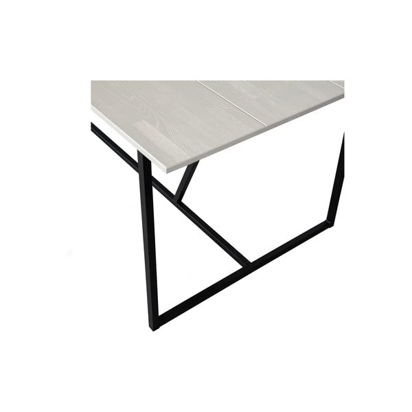 Маса за хранене от ясенова дървесина 90x220 cm Silas - WOOOD-image-3