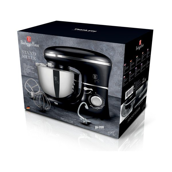 Черен кухненски робот Black Silver Collection - BerlingerHaus-image-2