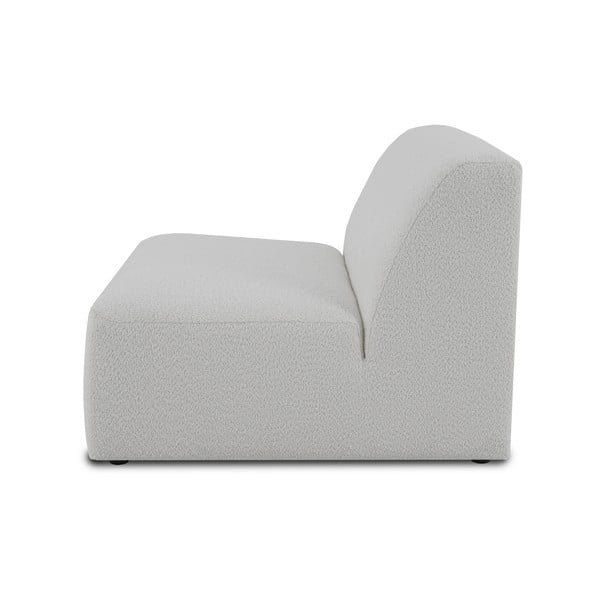 Бял модулен диван от букле (среден модул) Roxy – Scandic-image-2