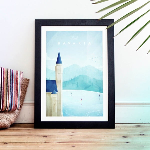 Плакат , A3 Bavaria - Travelposter-image-1