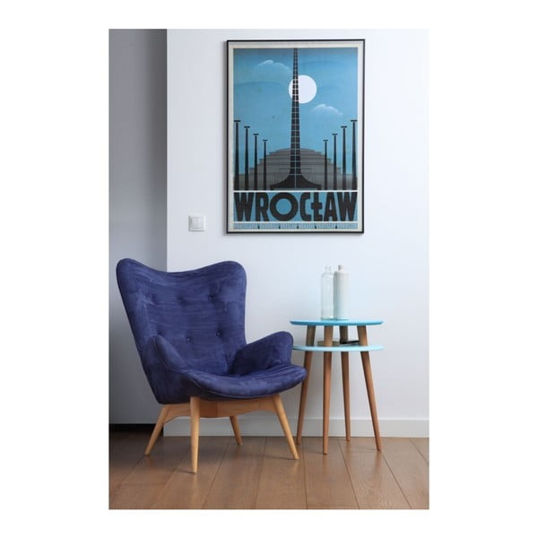 Графитно сива масичка за кафе UFO, Ø 45 cm - Ragaba-image-2