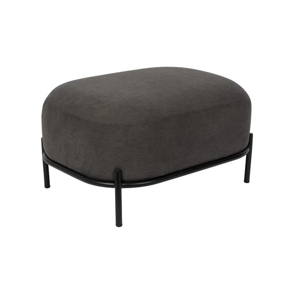 Тъмно сива табуретка за крака Polly - White Label-image-2