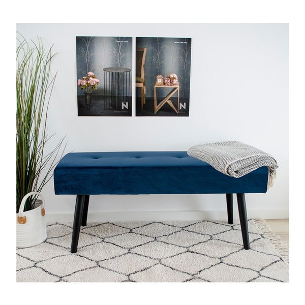 Синя кадифена пейка Skiby - Bonami Essentials-image-1