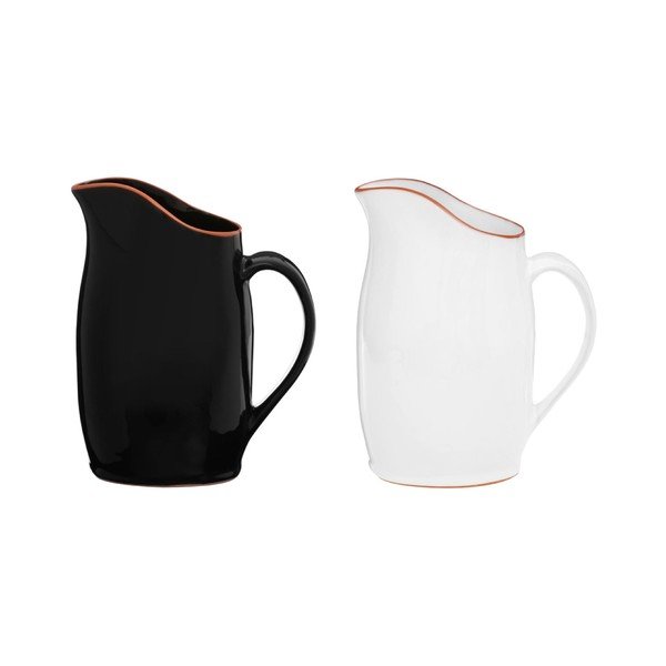 Bílý džbán z glazované terakoty Premier Housewares, 2,5 l-image-1