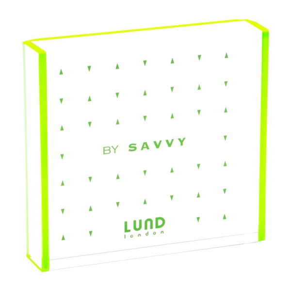 Rámeček na fotografie se zelenými hranami Lund London Flash Tidy, 8,3 x 7,7 cm