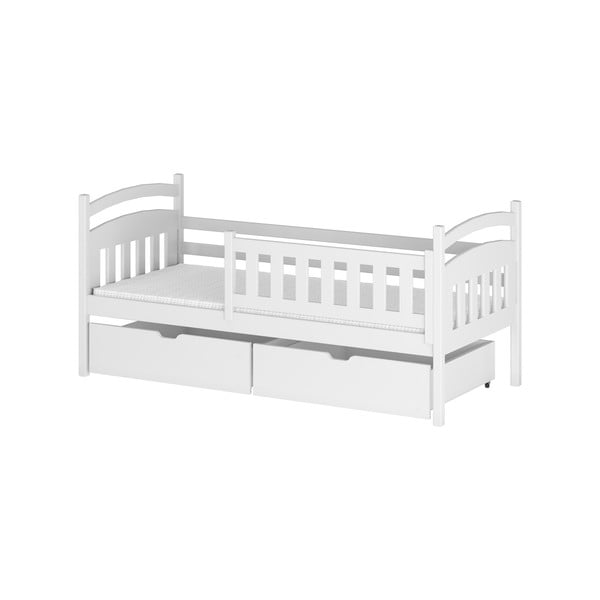Детско легло от бял бор с място за съхранение 80x200 cm Terry - Lano Meble