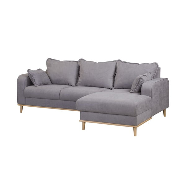 Сив ъглов диван (десен ъгъл) Beata - Ropez-image-2