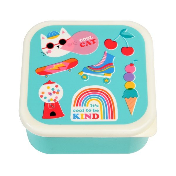 Тюркоазени детски кутии за храна 3 бр. Top Banana – Rex London-image-2