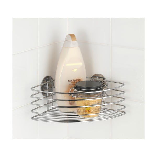 Самоносеща ъглова етажерка Turbo-Loc, 20 x 26,5 cm - Wenko-image-2