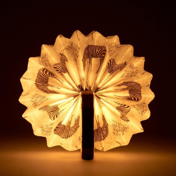 Тъмнокафява светлинна декорация с USB Velvet Accordion – Gingko-image-4