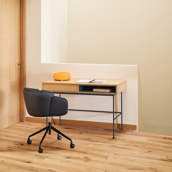 Работна маса с дъбов плот 60x120 cm Yoko – Teulat-image-1