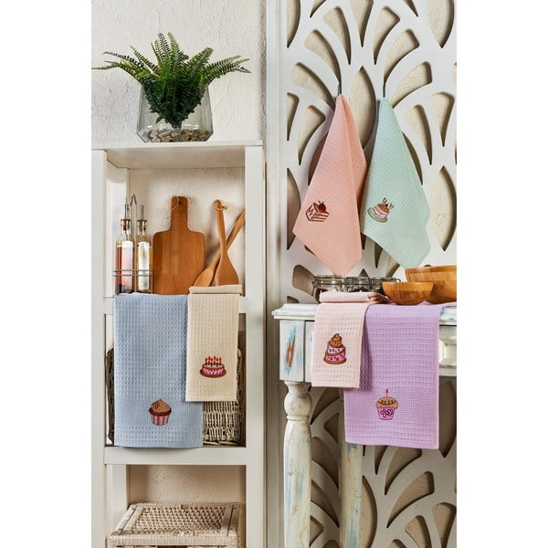 Памучни кърпи за съдове в комплект от 6 бр. 40x60 cm Cake – Foutastic