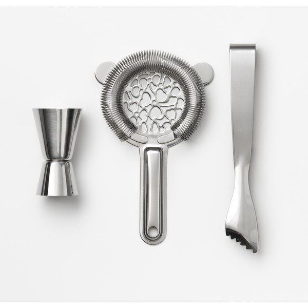 Стоманен комплект за приготвяне на коктейли The Essentials - Cocktail Tools – Printworks