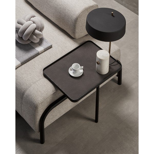 Šedý polštář La Forma Rienzi-image-2