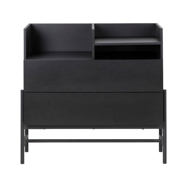 Черен скрин Norse, височина 90 cm - Interstil