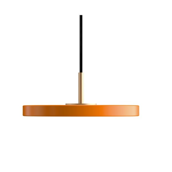 Оранжево LED висящо осветително тяло с метален абажур ø 15 cm Asteria Micro – UMAGE-image-4