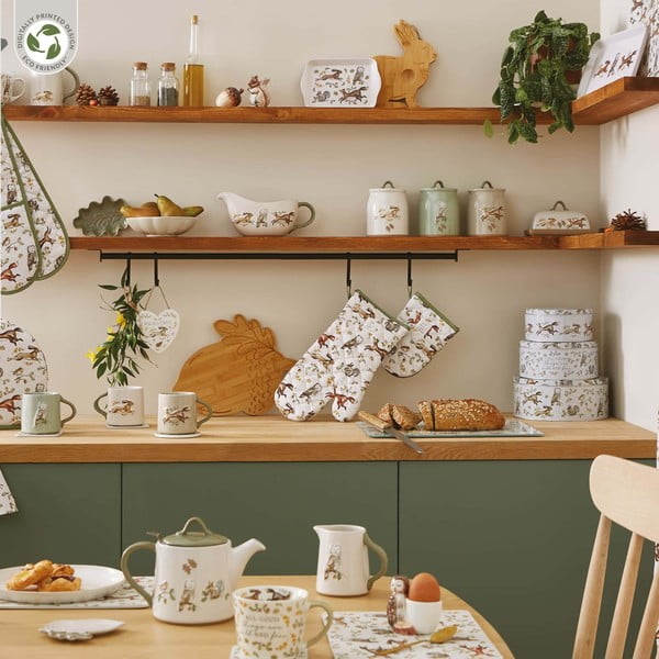 Памучни кухненски ръкавици в комплект от 2 бр. Forest Fable – Cooksmart ®-image-4