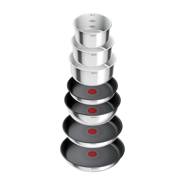 Комплект съдове 13 бр. от неръждаема стомана INGENIO Emotion L897DS04 – Tefal-image-2