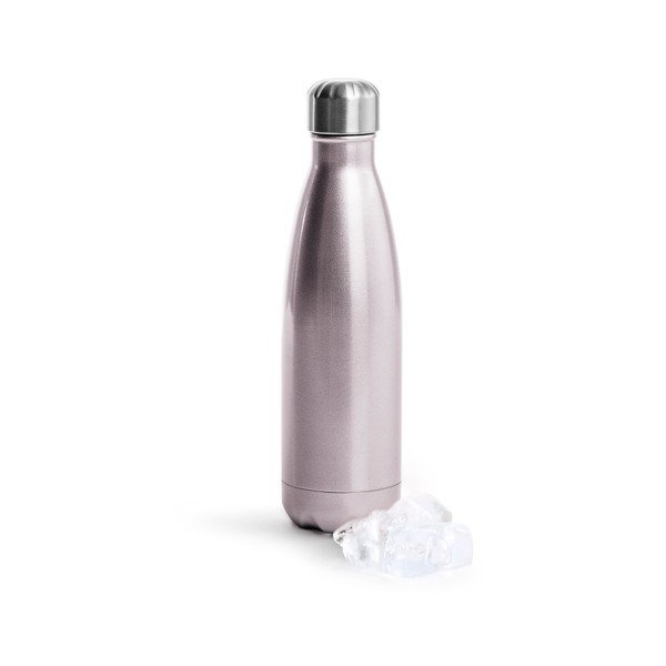 Розова термобутилка Hot&Cold от неръждаема стомана, 500 ml - Sagaform-image-1
