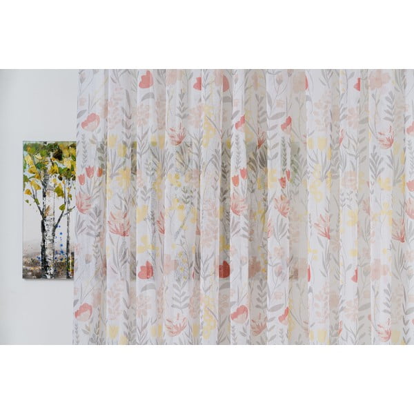 Бяла завеса 500x260 cm Corsa - Mendola Fabrics