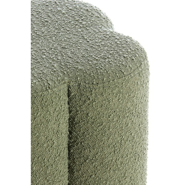 Зелена табуретка от плат букле Nalani – Light & Living-image-4