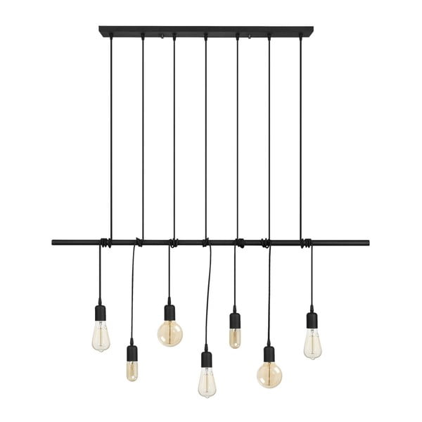 Черно метално висящо осветително тяло Opviq lights Vincent - Opviq lights-image-4