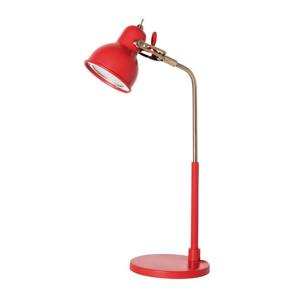 Червена настолна лампа с LED светлина Bang - SULION