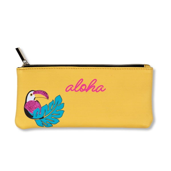 Жълт моливник Aloha - Tri-Coastal Design