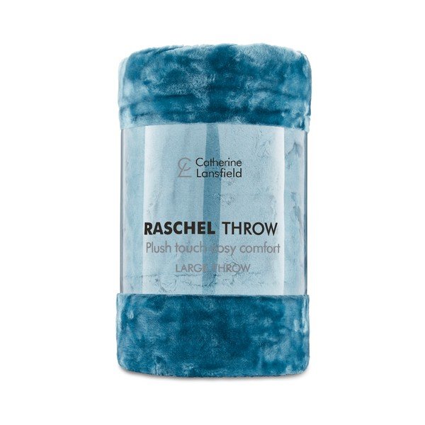 Синьо одеяло Basic Cuddly, 200 x 150 cm - Catherine Lansfield-image-1