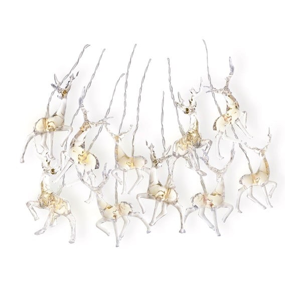 LED светлинна верига от елен, 10 светлини, дължина 1,65 м - DecoKing-image-2
