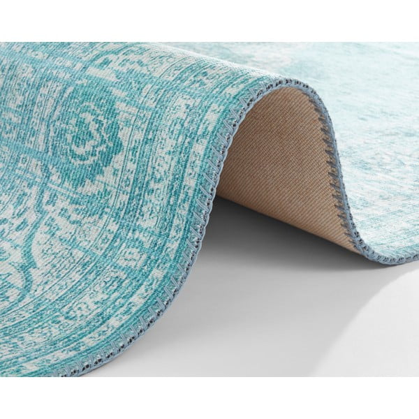 Тюркоазена покривка , 80 x 200 cm Carme - Nouristan-image-3