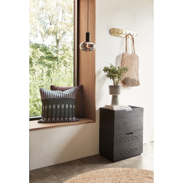 Метална стенна закачалка златна Form – Hübsch-image-2