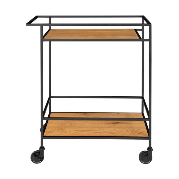 Бар количка с дъбова декорация Vita - House Nordic-image-3