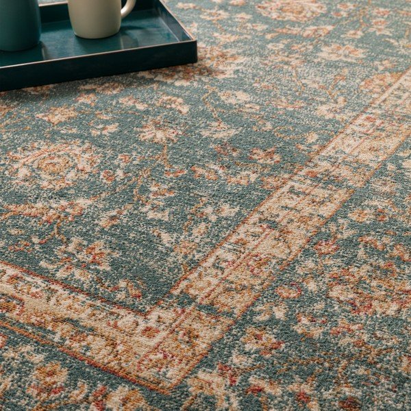Килим в петролен цвят 240x340 cm Raja – Asiatic Carpets-image-4