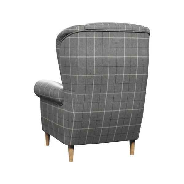 Сиво кресло крило Swan – Ropez-image-3