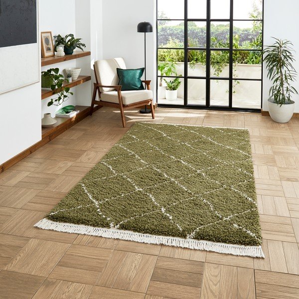 Зелен килим 80x150 cm Boho – Think Rugs-image-1