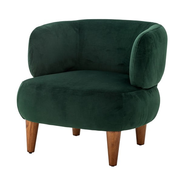 Тъмнозелено кадифено кресло крило Ruperta – Bloomingville-image-4