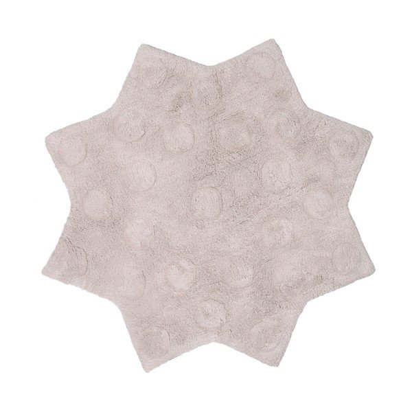 Dětský koberec Nattiot Little Stella Beige, ∅ 90 cm